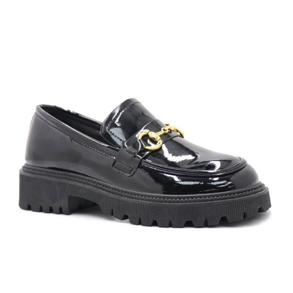 שחור לק-נעלי נשים אוקספורד/SY2322